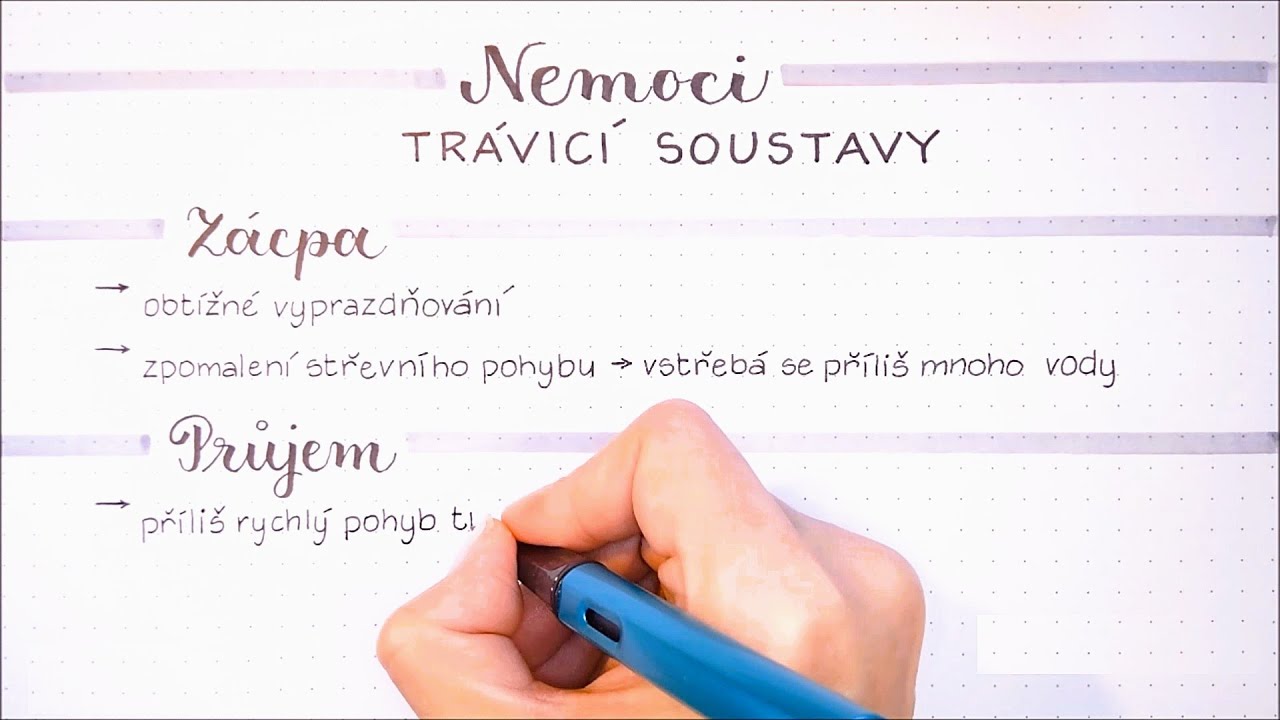 Nemoci trávicí soustavy