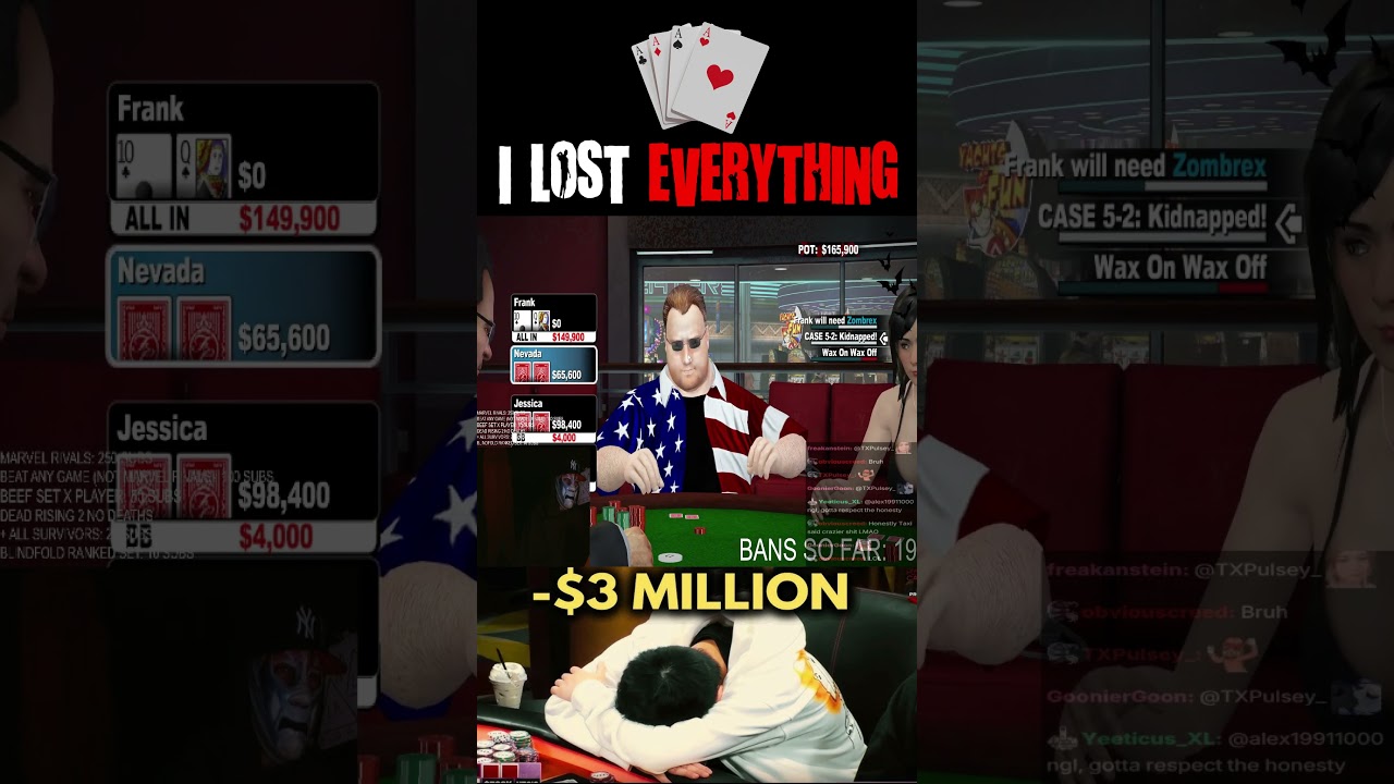 PRO POKER PLAYER LOSES EVERYTHING