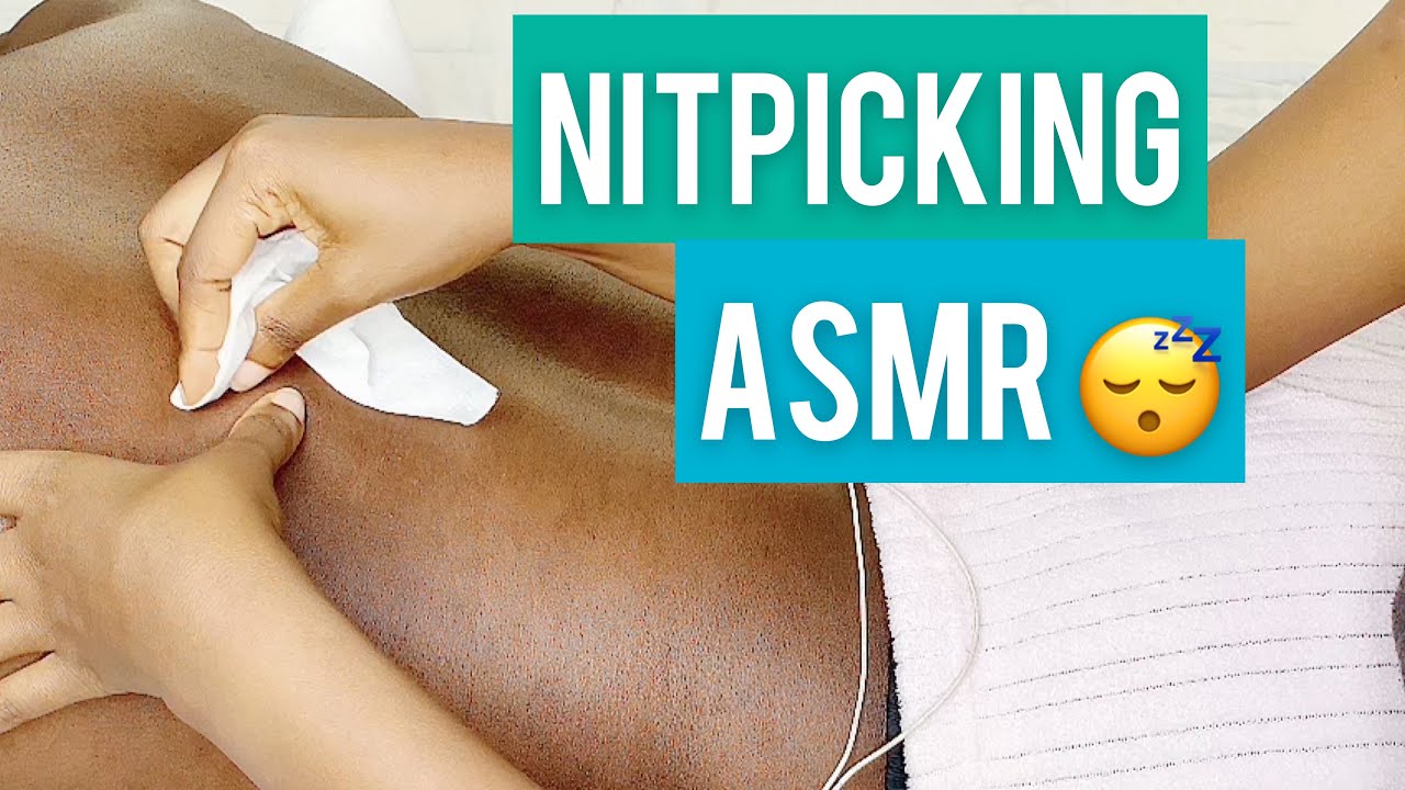 ASMR NITPICKING ON ROUGH BACK || ODDLY SATISFYING 🥱