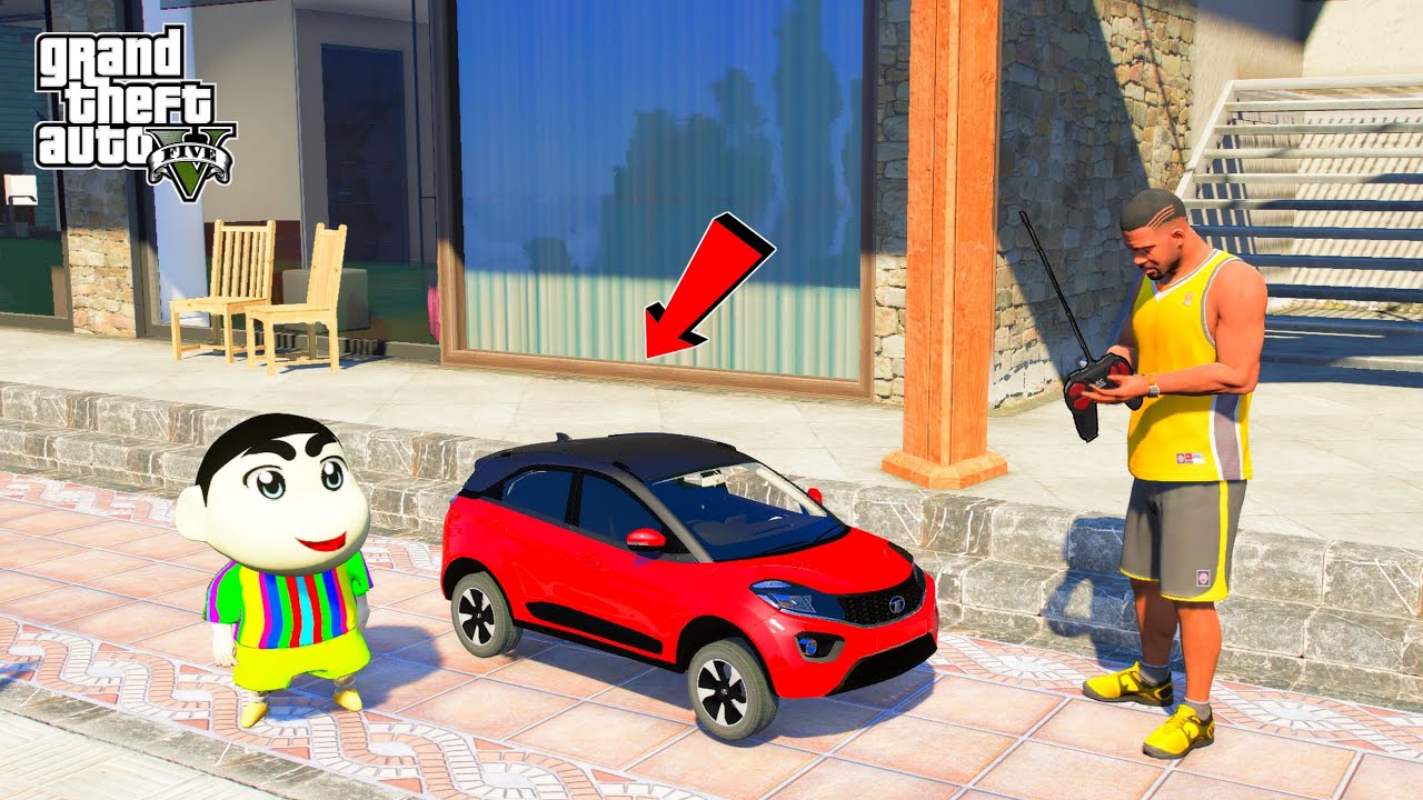 Franklin & shinchan Buy Mini RC TATA NEXON in GTA 5 | JNK GAMER