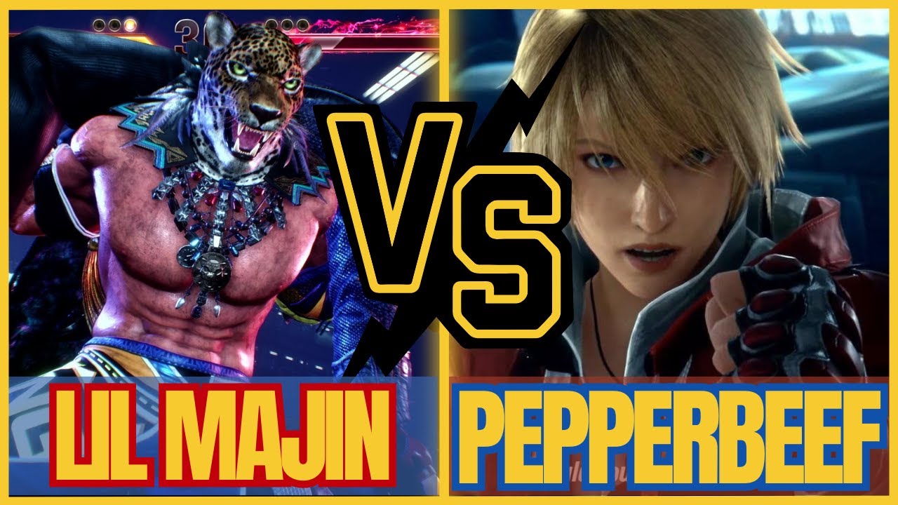 Tekken 8 -  Lil Majin (King) vs PepperBeef2Spicy (Leo) - High Level Match T8