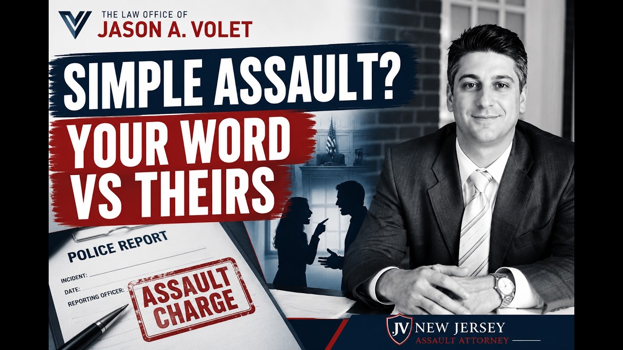 Simple Assault in NJ? The Secret Defense Strategies You Need to Know - Law Office of Jason A. Volet
