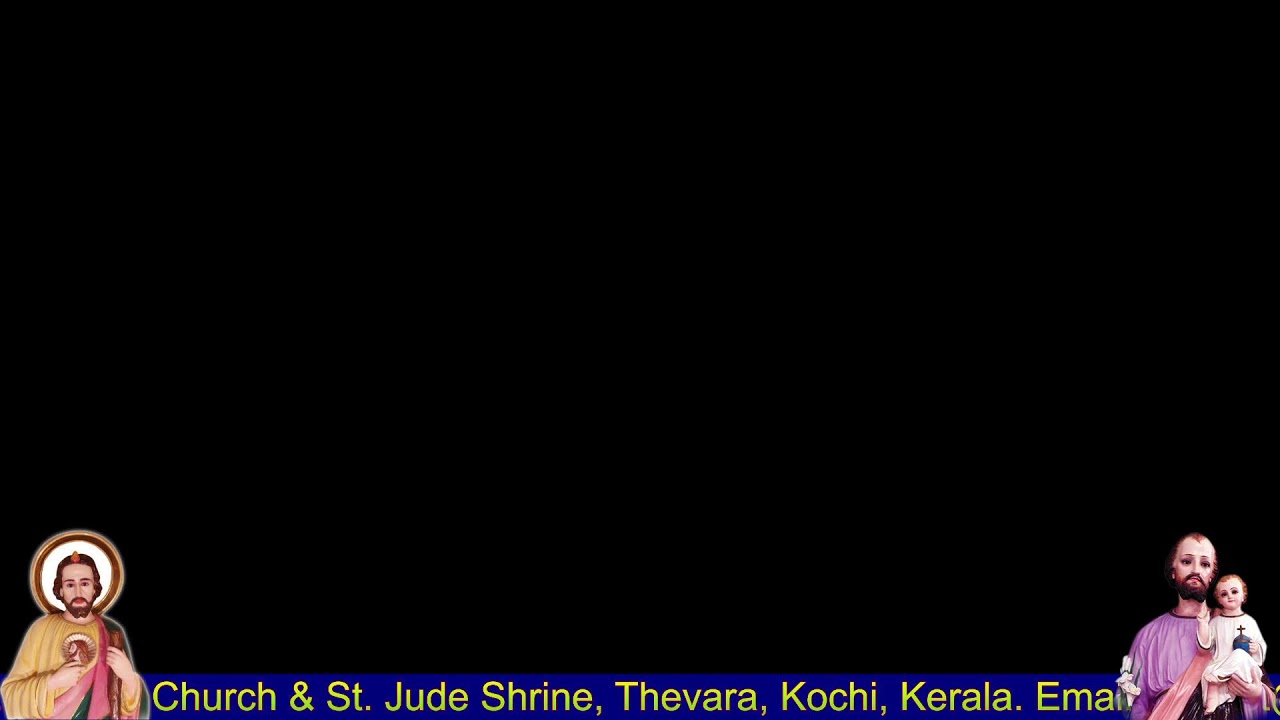 18-06-2026 THURSDAY  05.30 PM   Mass & Novena  St  Joseph Church & St Jude  Thevara