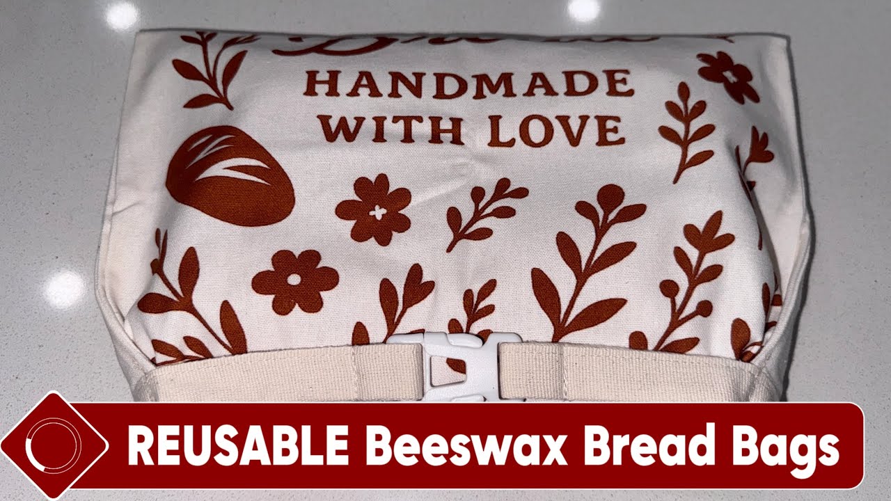 Reusable Beeswax Bread Bags Review | Keep Homemade Bread Fresh Longer Naturally