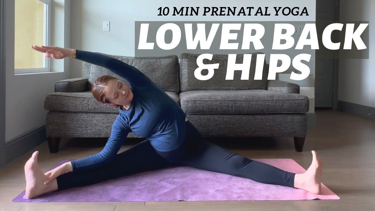 10 min Prenatal Yoga for Hip & Lower Back Relief | Quick & Soothing Seated Routine