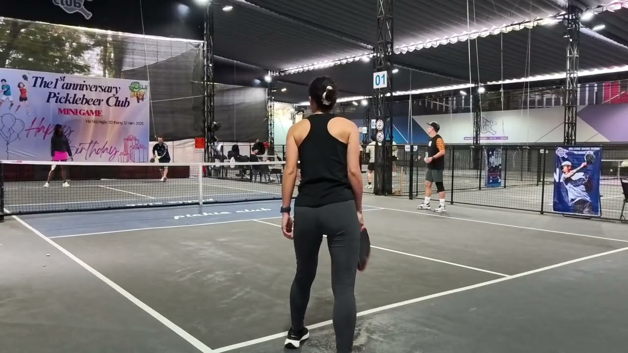 Pickie Ball Club Hanoi Social Feb 20 - JV x Helene vs Dani x Desh