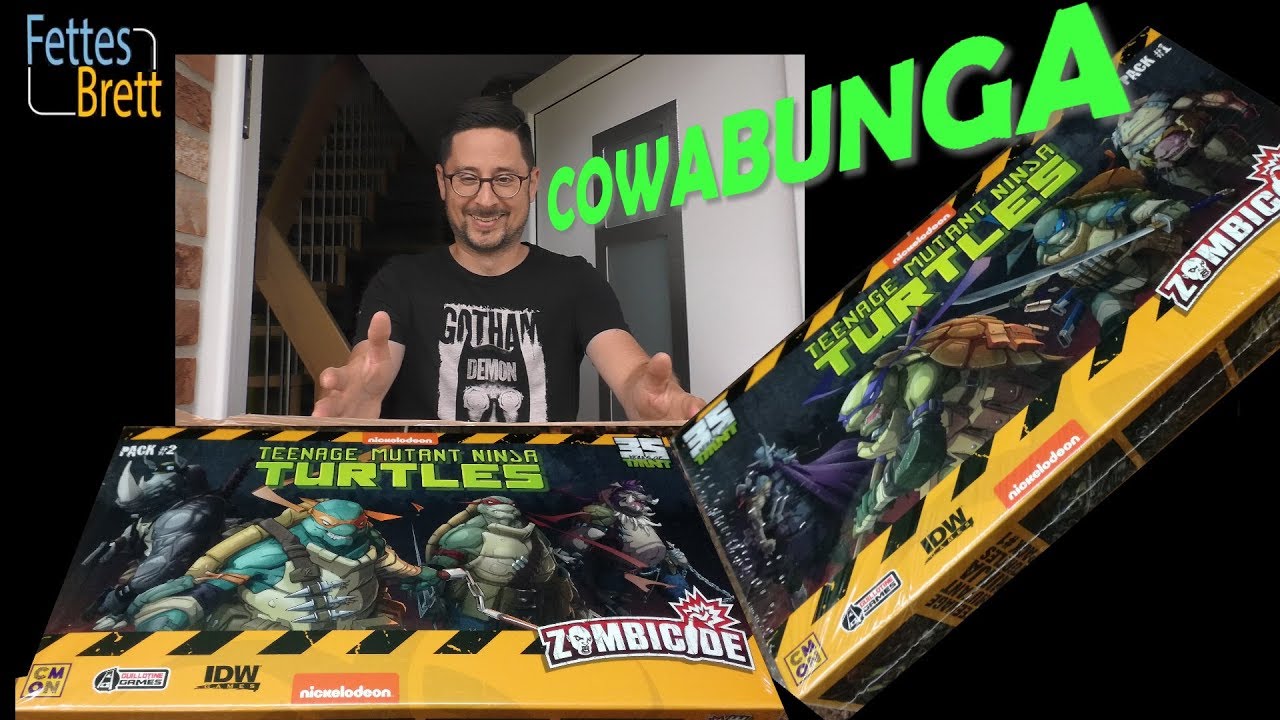 Unboxing - Zombicide - Teenage Mutant Ninja Turtles