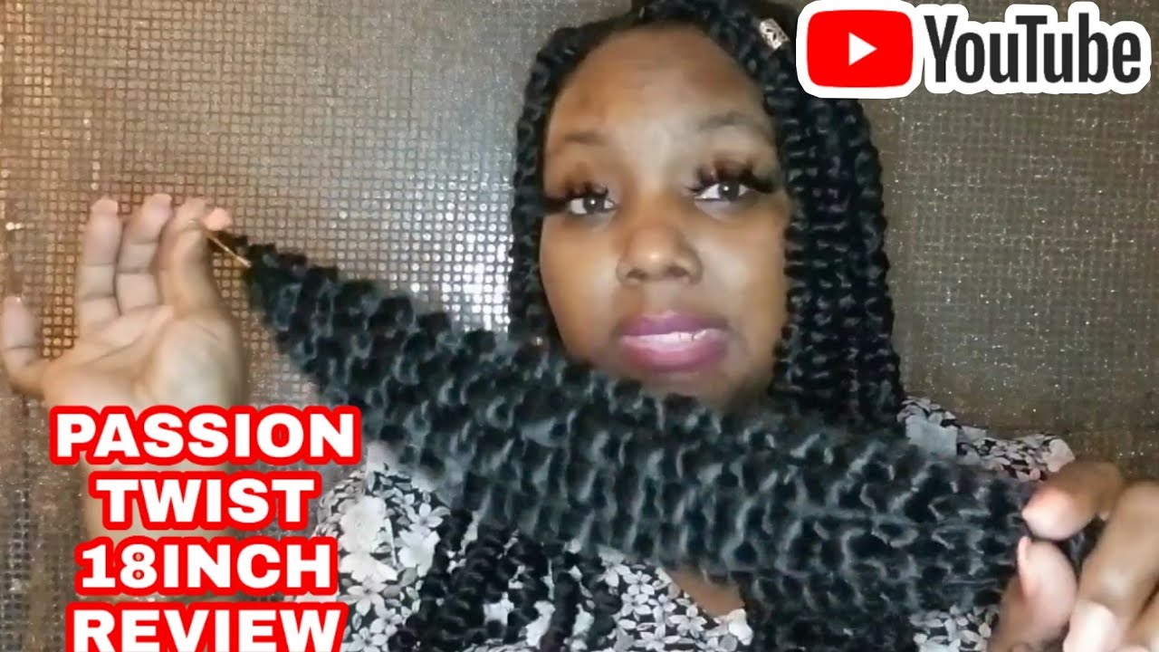 PASSION TWIST  HAIR REVIEW (Rubber Band Method)