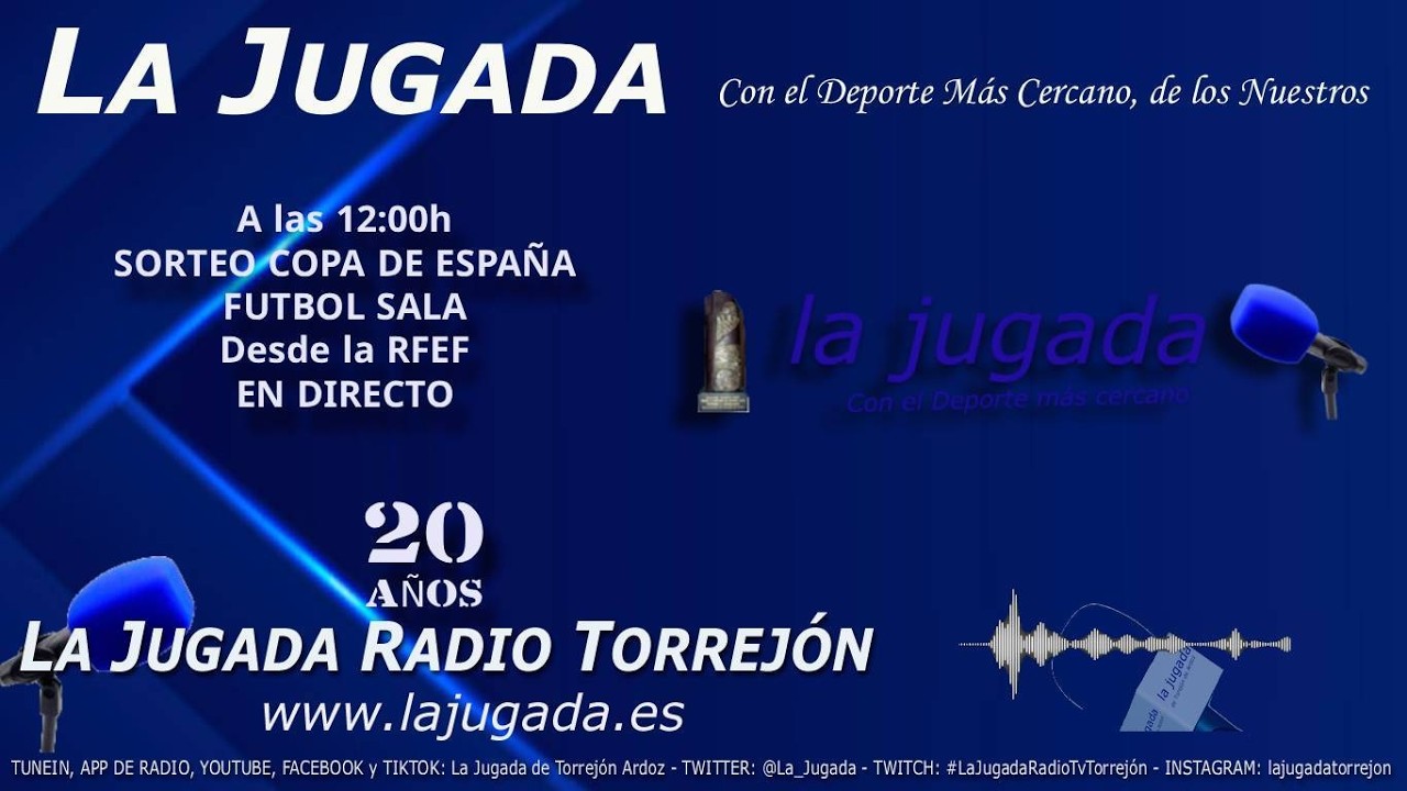 📻 𝗟𝗔 𝗠𝗘𝗝𝗢𝗥 𝗝𝗨𝗚𝗔𝗗𝗔 |🎙️🗨️ Akapo fichaje del AD Torrejón CF, Lillo Entrenador Torrejón Sala, y más...