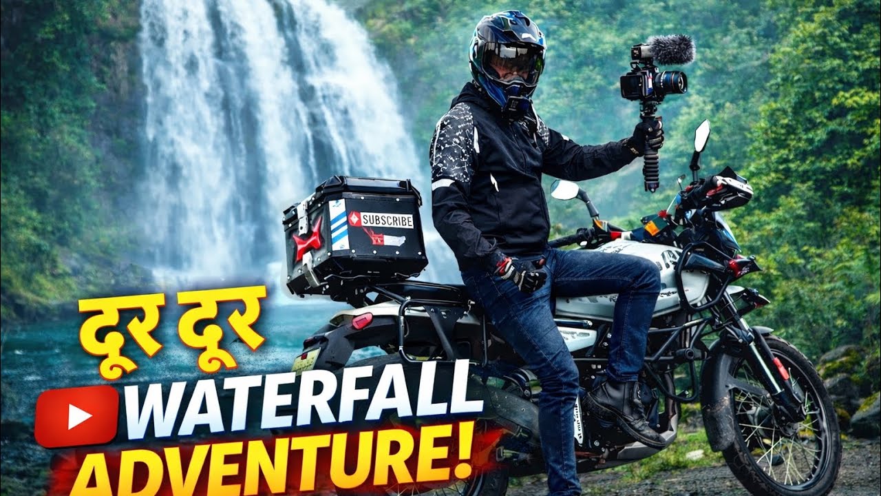 Hidden Waterfall on Chaibasa Road 🌿 | Secret Waterfall Vlog | Adventure Ride & Nature View