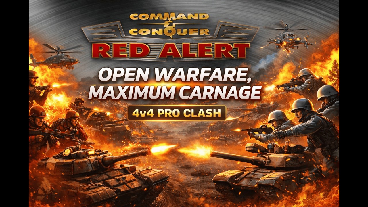 Command & Conquer: Red Alert Remastered — Open Warfare, Maximum Carnage