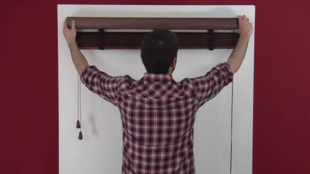 Montaje de Persiana Veneciana de Madera. Losestores.com
