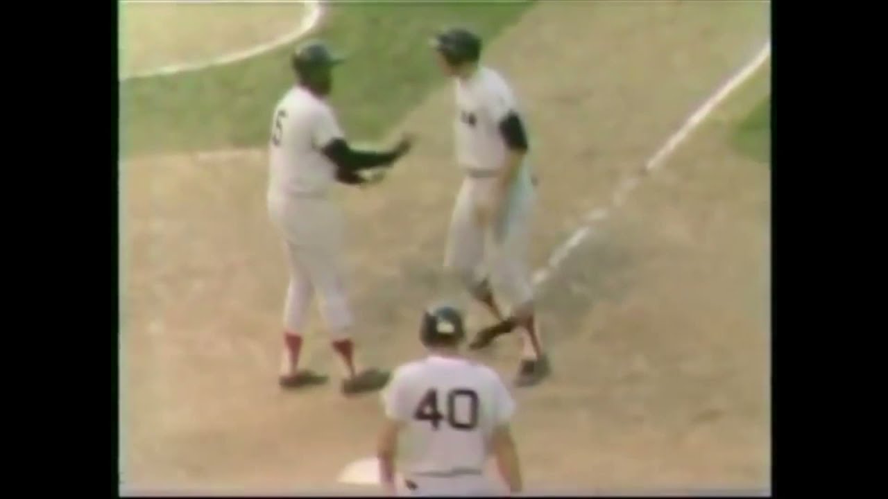 4/8/1969 Red Sox at Orioles Tony Conigliaro homers in first game of his comeback to baseball