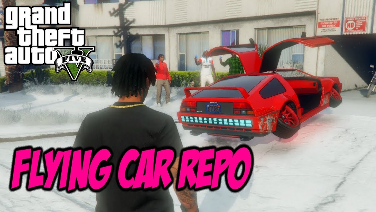 GTA 5 FLYING CAR REPO (SKIT)