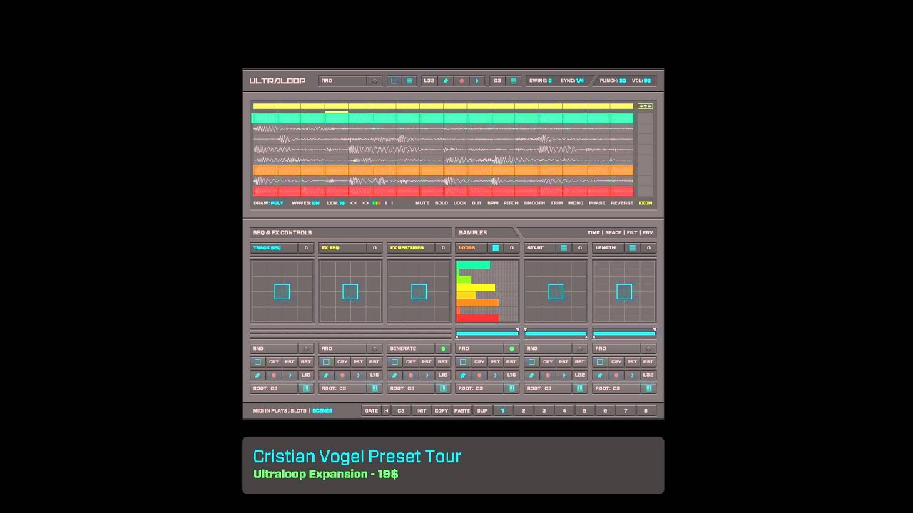 ULTRALOOP Cristian Vogel Loop Expansion Demo 118 BPM