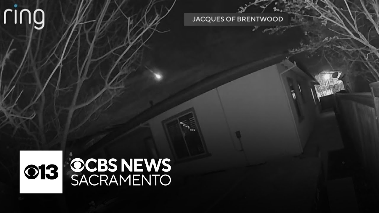 Fireball seen in Northern California sky caught on video
