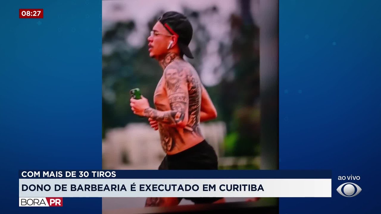 Dono de barbearia é morto com mais de 35 tiros na CIC