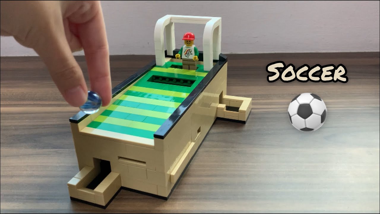 How to build a mini Lego soccer machine *working*