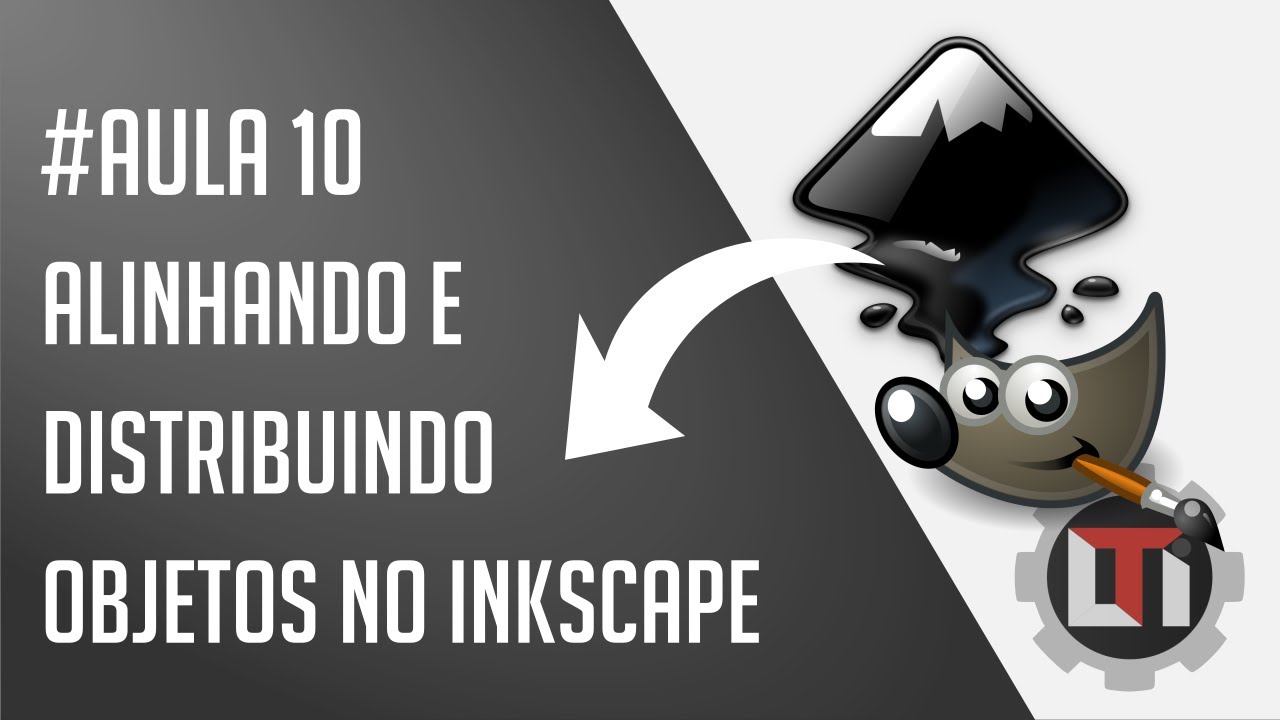 Aula 10 - Alinhando e distribuindo objetos no Inkscape