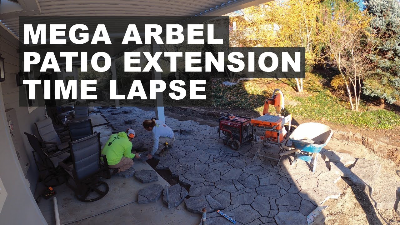 Mega Arbel Patio Extension Time Lapse
