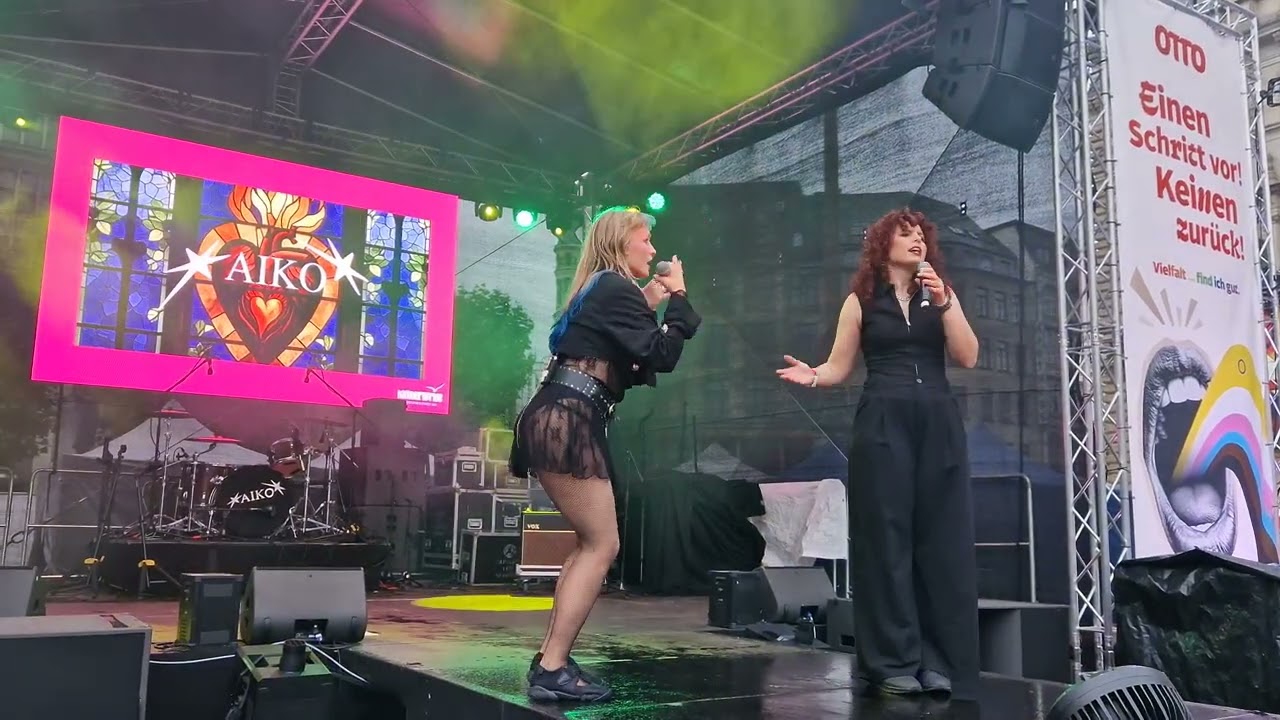 Mi Amor (Spanish version) by Aiko and Kat full song LIVE @ Hamburg Pride 02.08.2025 High Quality