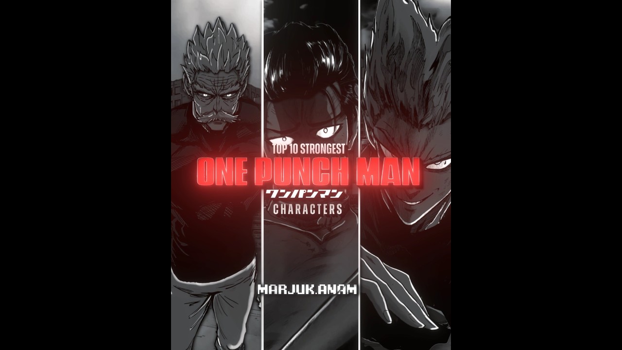 Top 10 Strongest OPM characters☠️🔥「Manga Edit」#edit #opm  #manga