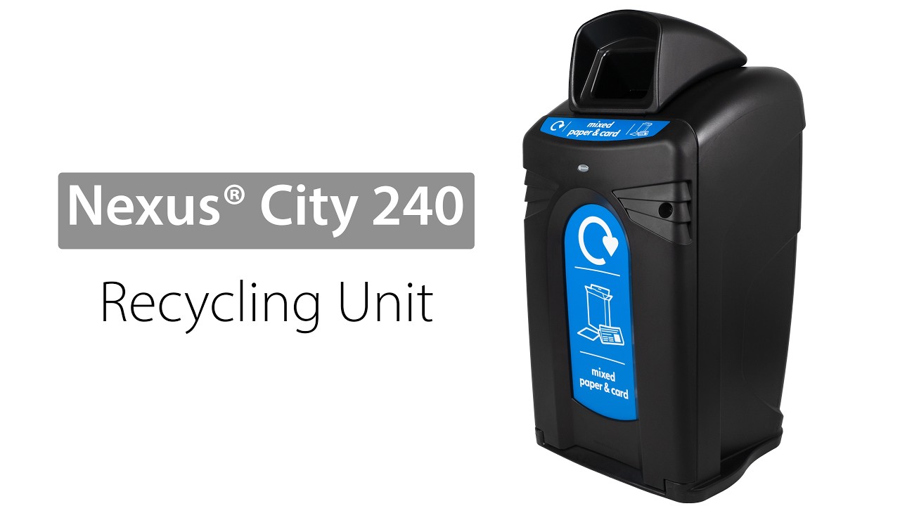 Glasdon UK | Nexus&reg; City 240 Recycling Unit