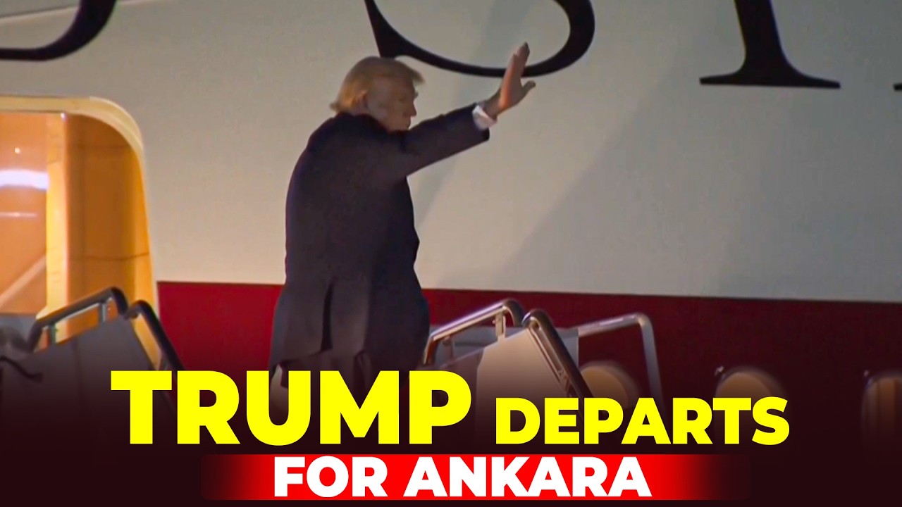 WATCH: US President Donald Trump departs for Ankara, Turkey to participate in NATO summit