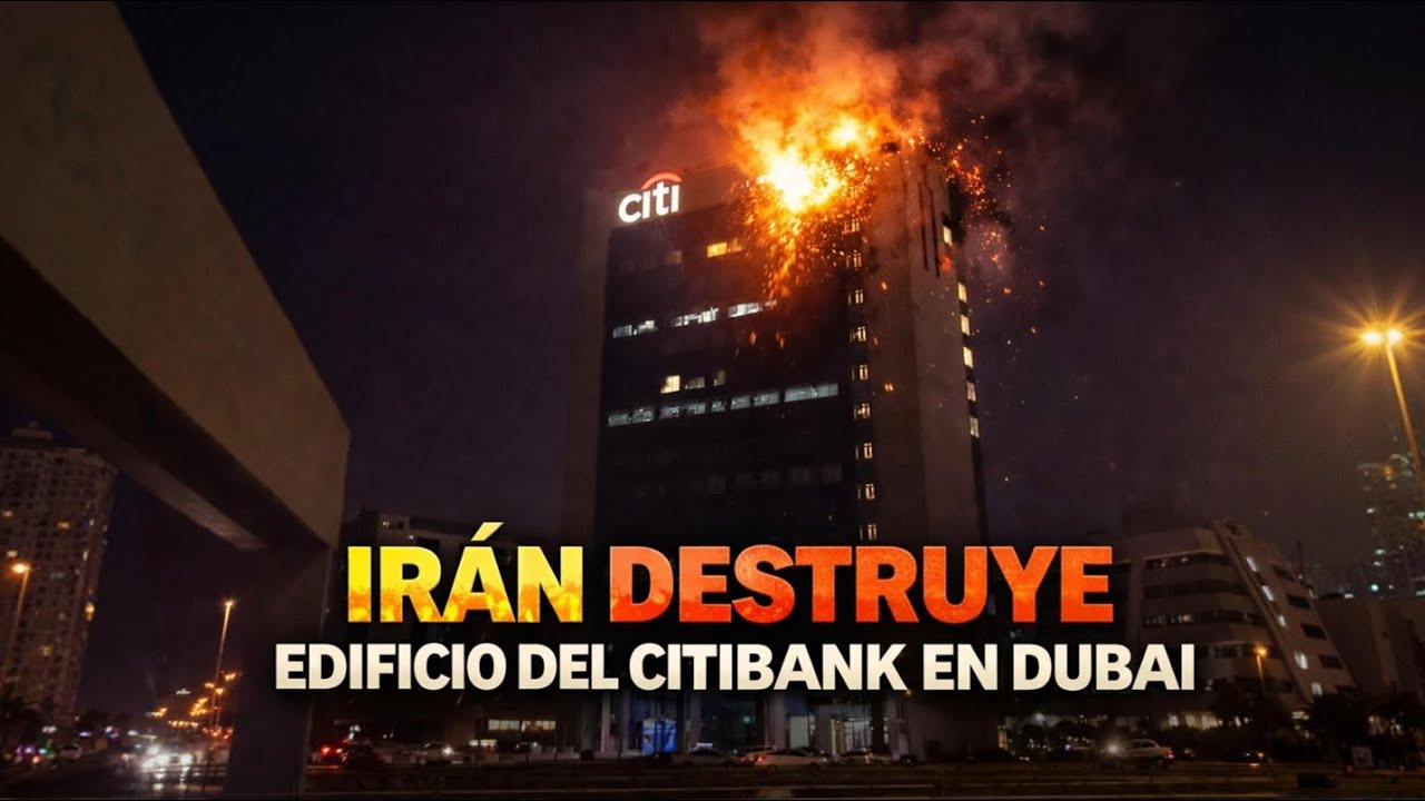 ¡URGENTE! IRÁN DESTROZA EDIFICIO DEL CITIBANK EN DUBAI
