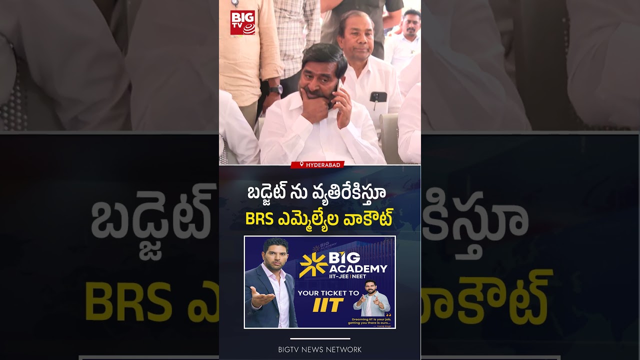 బీఆర్ఎస్ ఎమ్మెల్యేల వాకౌట్ : BRS Leaders Walkout From Assembly | Telangana Assembly | BIG TV