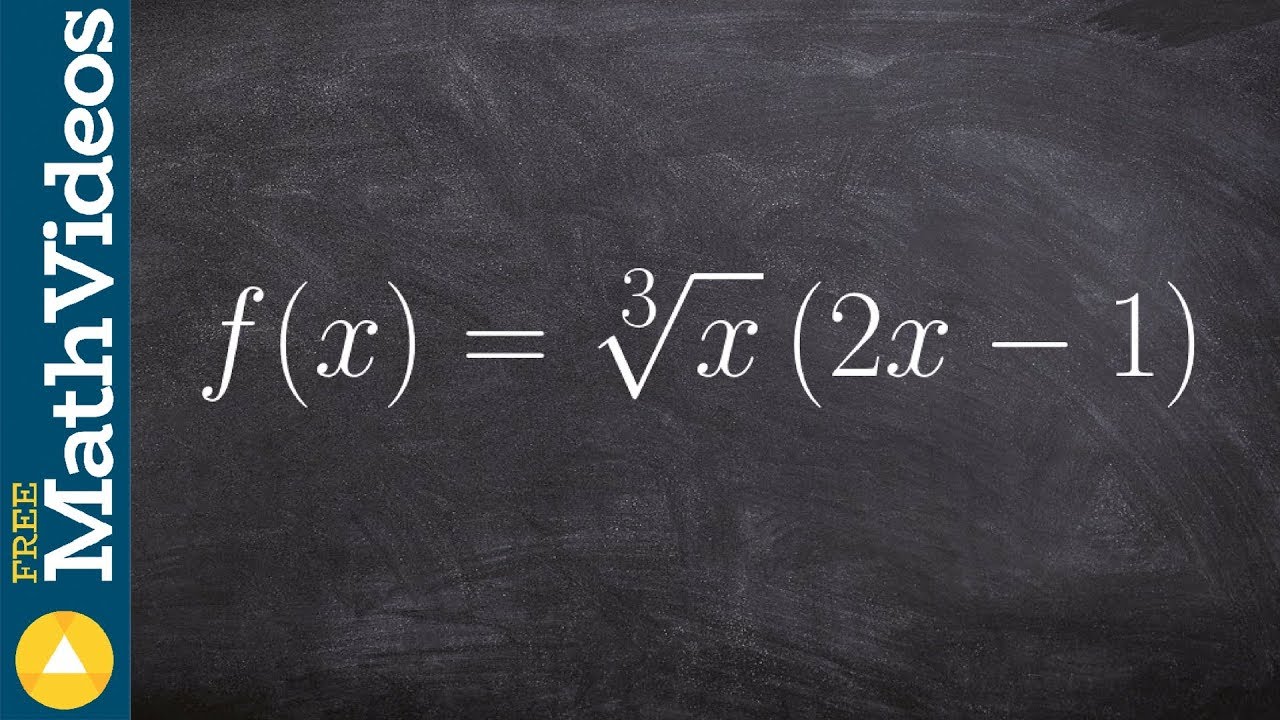 First derivative test relative extrema and increasing decreasing intervals