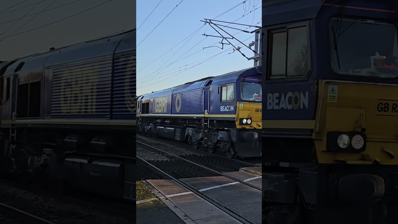 66797,66715,69015,66304, 66738,66710,66687 Passing Claypole loop on 6D80. date: 30th november 2025