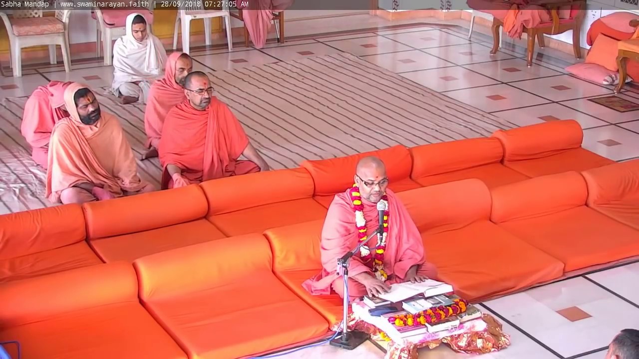Vachanamrut Gadhda Antya-1 (Daily Morning Katha) 28/9/2018