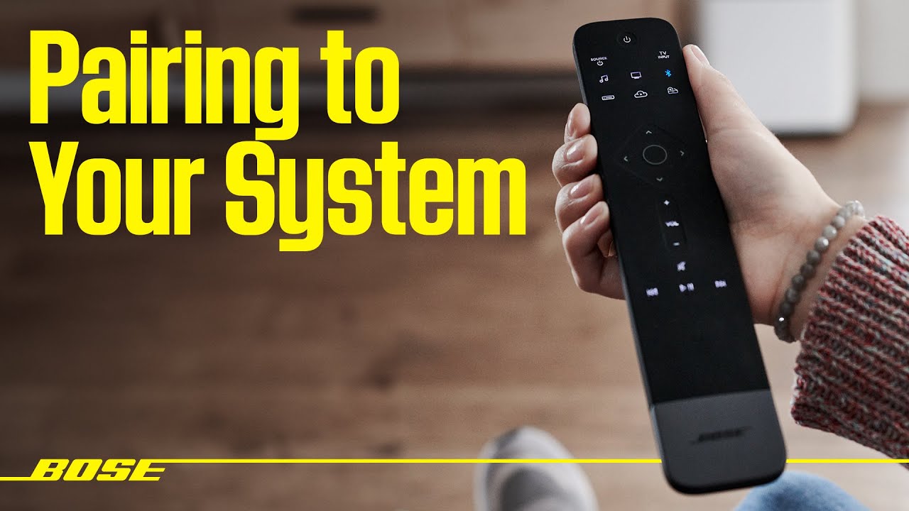 Универсальный пульт дистанционного управления Bose Soundbar — подключение к вашей системе