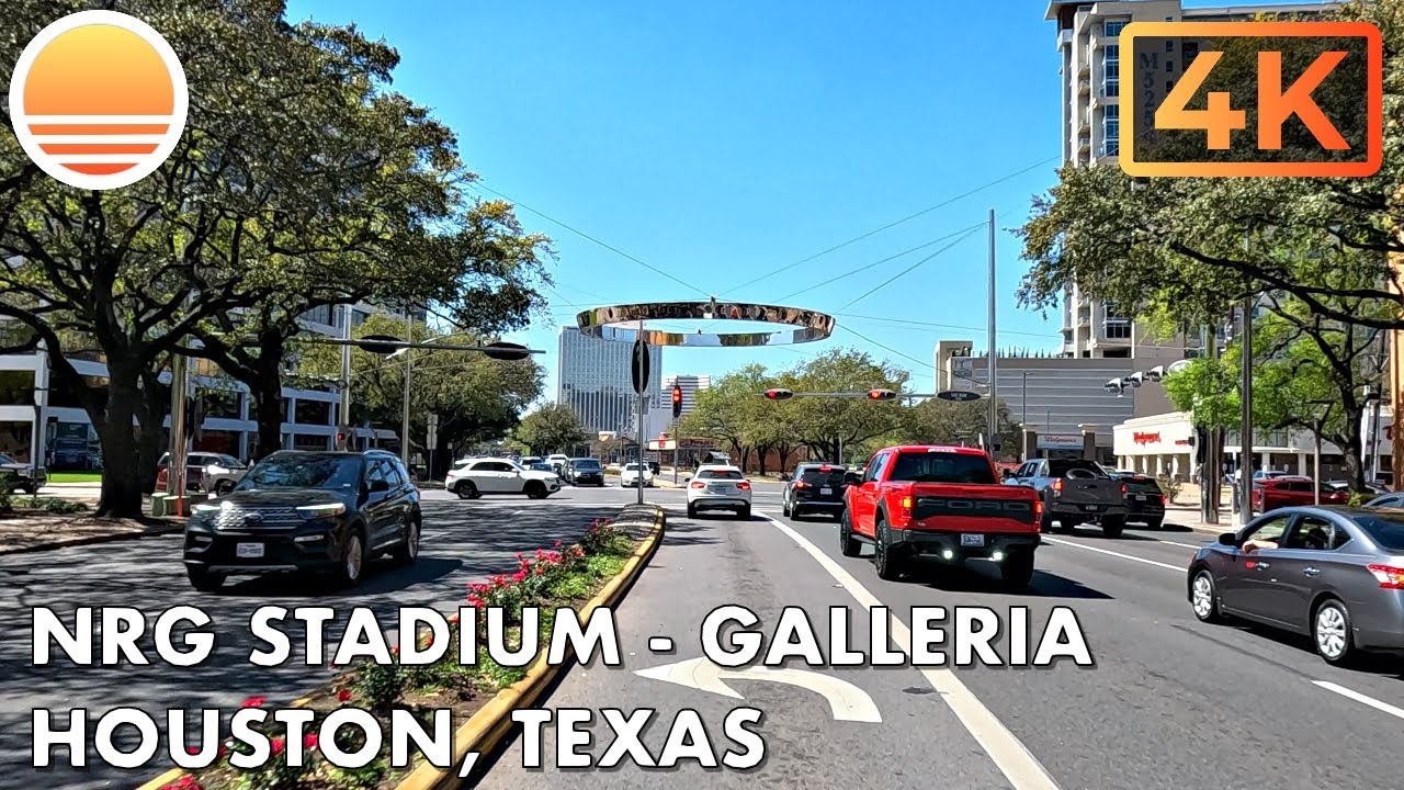 NRG Stadium in Houston, Texas to the Galleria Mall in Houston, Texas. Drive with me!