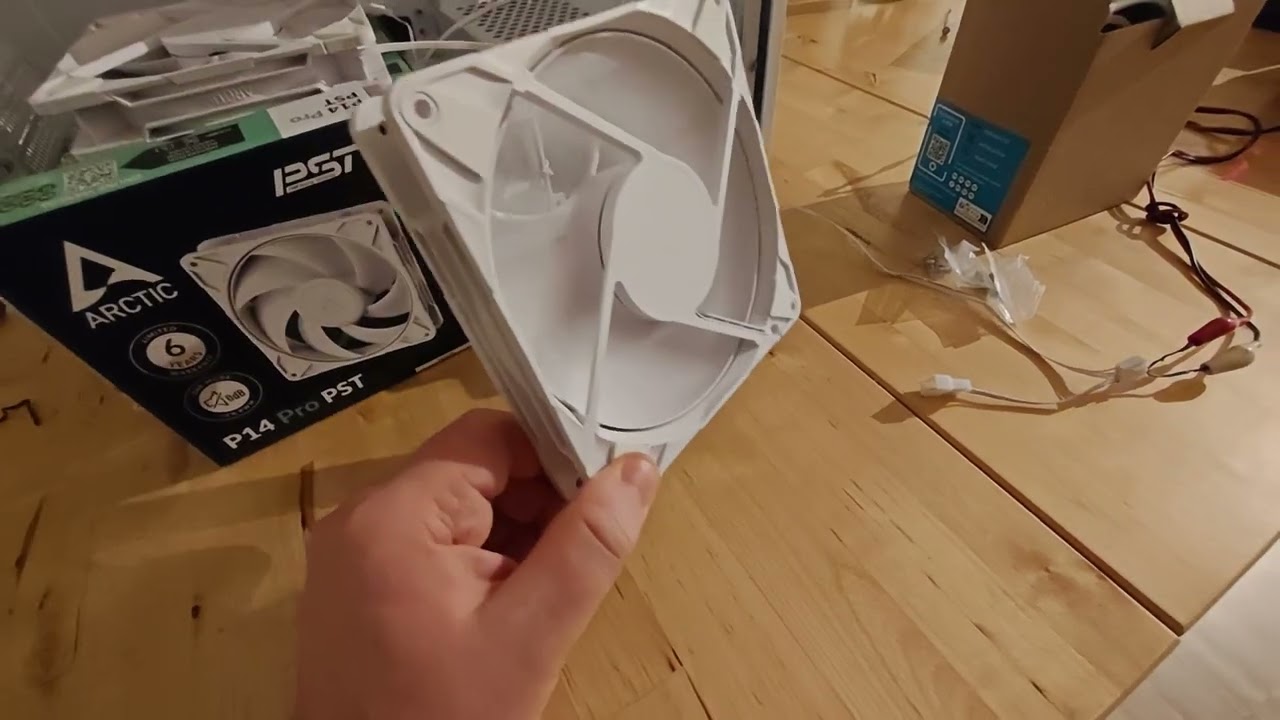 Arctic P14 Pro PST noise Test , 5v to 12v 