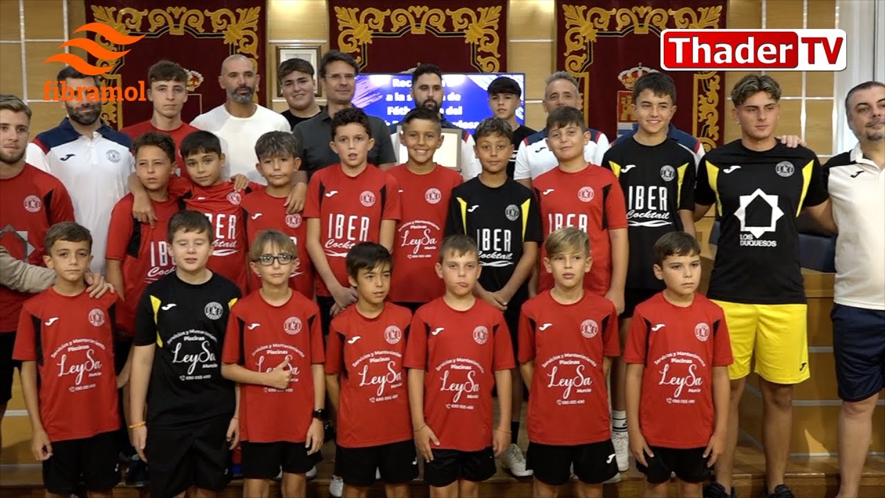 RECIBIMIENTO POR LOS EXITOS DEL JUDESA FUTBOL SALA MOLINA DE SEGURA