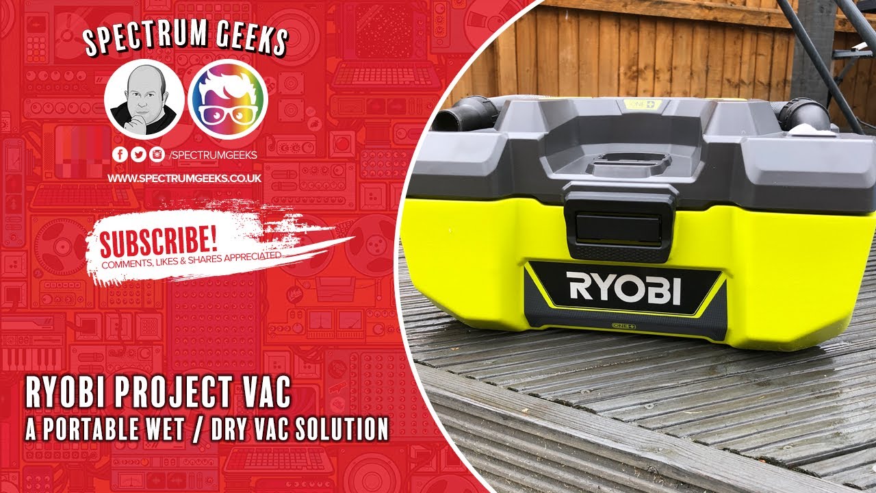 Ryobi Project Vac Unboxing and Review - R18PV-0