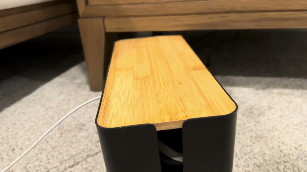 Review: Changsuo Cable Management Box with Bamboo Lid (Black)