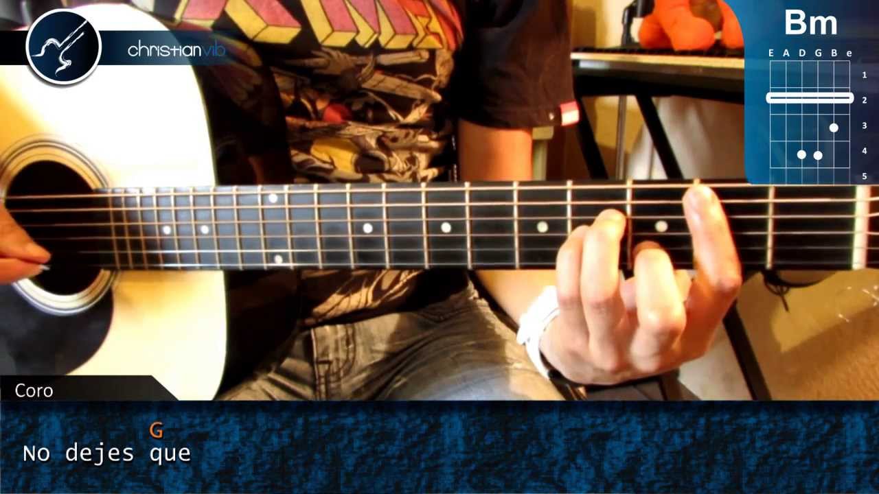 Cómo tocar "No Dejes Que" de Caifanes en Guitarra Acústica (HD) Acordes - Christianvib