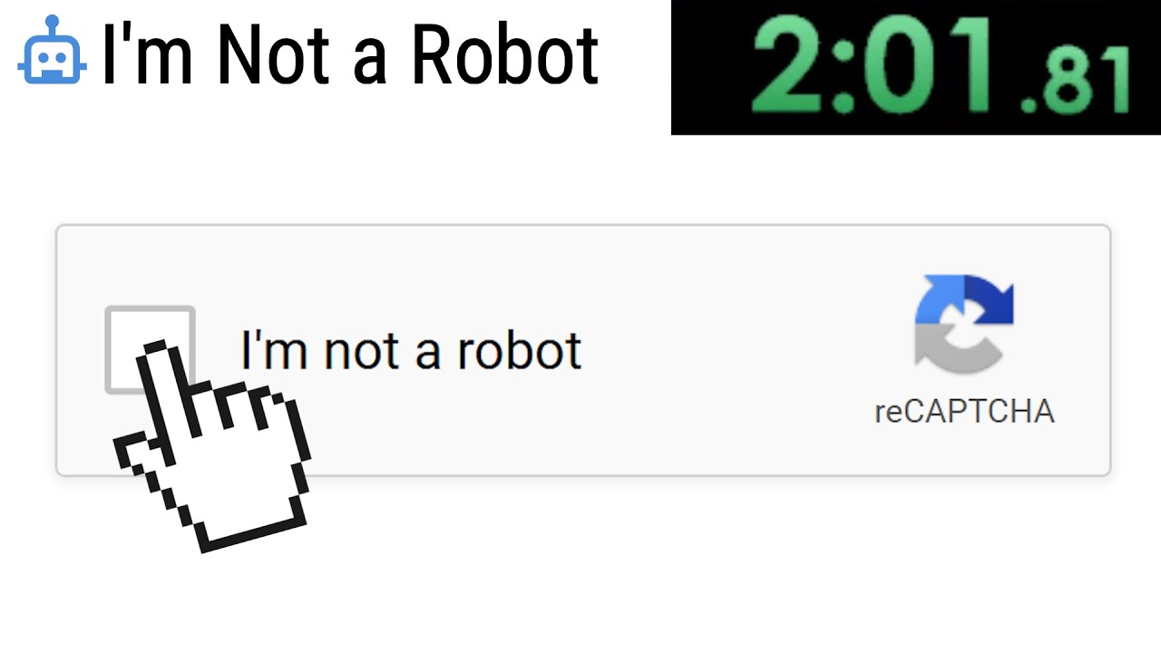 I beat the WORLD RECORD of the Hardest CAPTCHA! (9m44s)