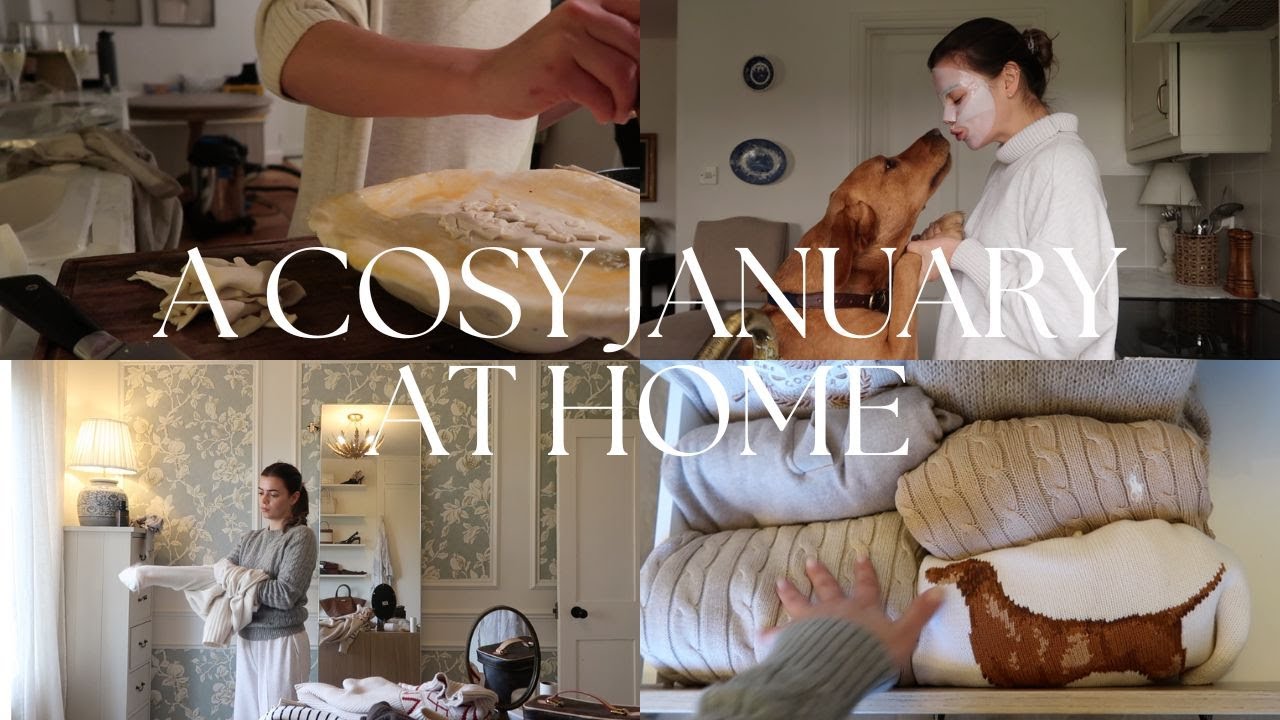 COSY JANUARY / ORGANISE MY WARDROBE, SLOW SUNDAY & COOKING A WINTER DINNER