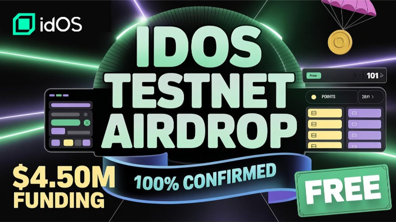 idOS Airdrop Explained: How to Join, Verify & Earn (Backed by $4.5M Investors funding)
