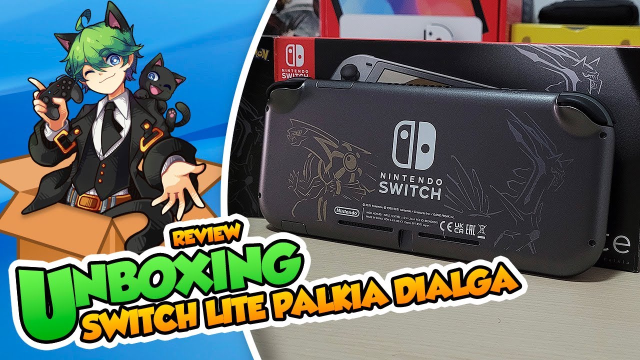 ¡Así es la edición de Palkia y Dialga! - Unboxing Switch Lite - DSimphony