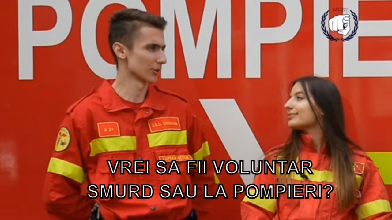 De la ce vârstă poti sa fii VOLUNTAR SMURD sau la POMPIERI!?