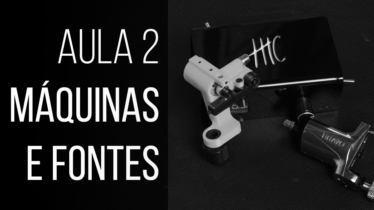 CURSO PARA INICIANTES - Aula 2 - Máquinas e Fontes #cursodetattoo #thcink #kitdetatuagem