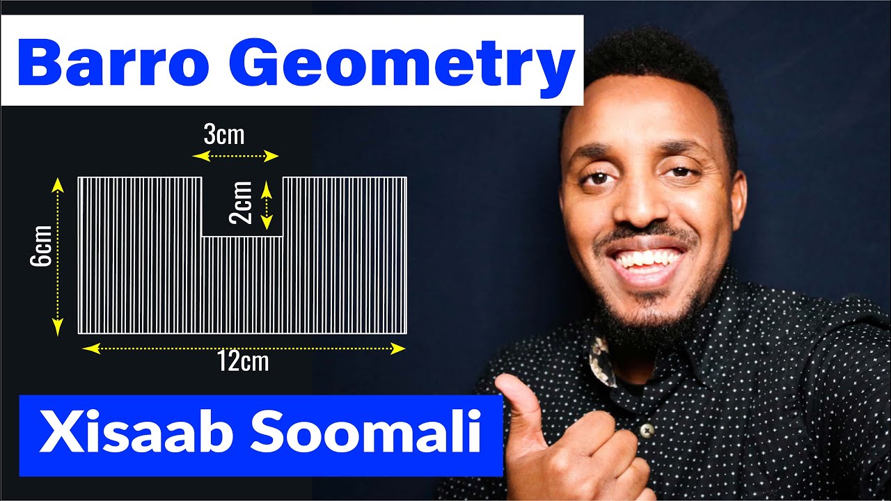 Xisaab afsomaali I Area of rectangle 06 I Barro sida looga sheqeeyo bedka rectangle  06