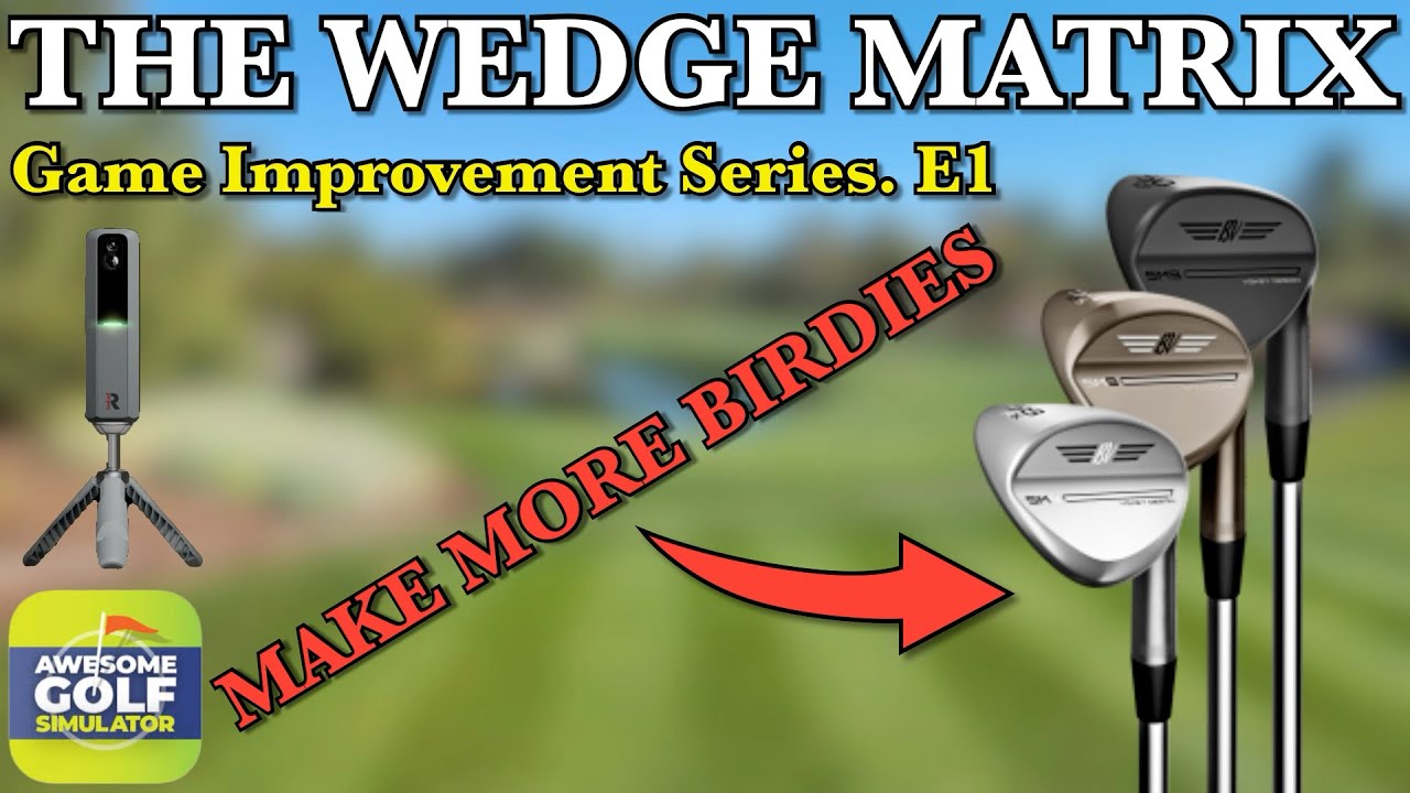 Building A WEDGE MATRIX - How to use your launch monitor to get better at home - Rapsodo MLM2PRO