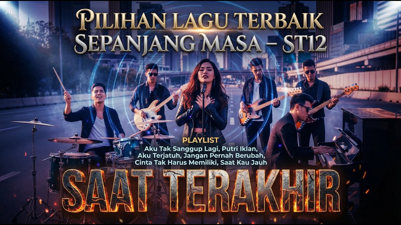 SAAT TERAKHIR – ST12 | Playlist Lagu ST12 Terbaik Sepanjang Masa (Aku Tak Sanggup Lagi, Putri Iklan,