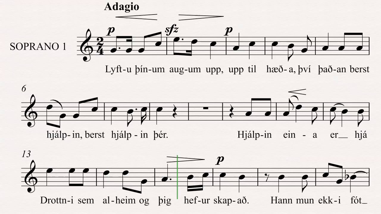 Lyftu &thorn;&iacute;num augum upp   S1